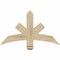 Ekena Millwork Alberta Rough Sawn Timber Gable Bracket, Douglas Fir, 36"W x 21"H x 2"D x 4"F, 14/12 Pitch GBW036X21X0204ALB00RDF - alternate 1